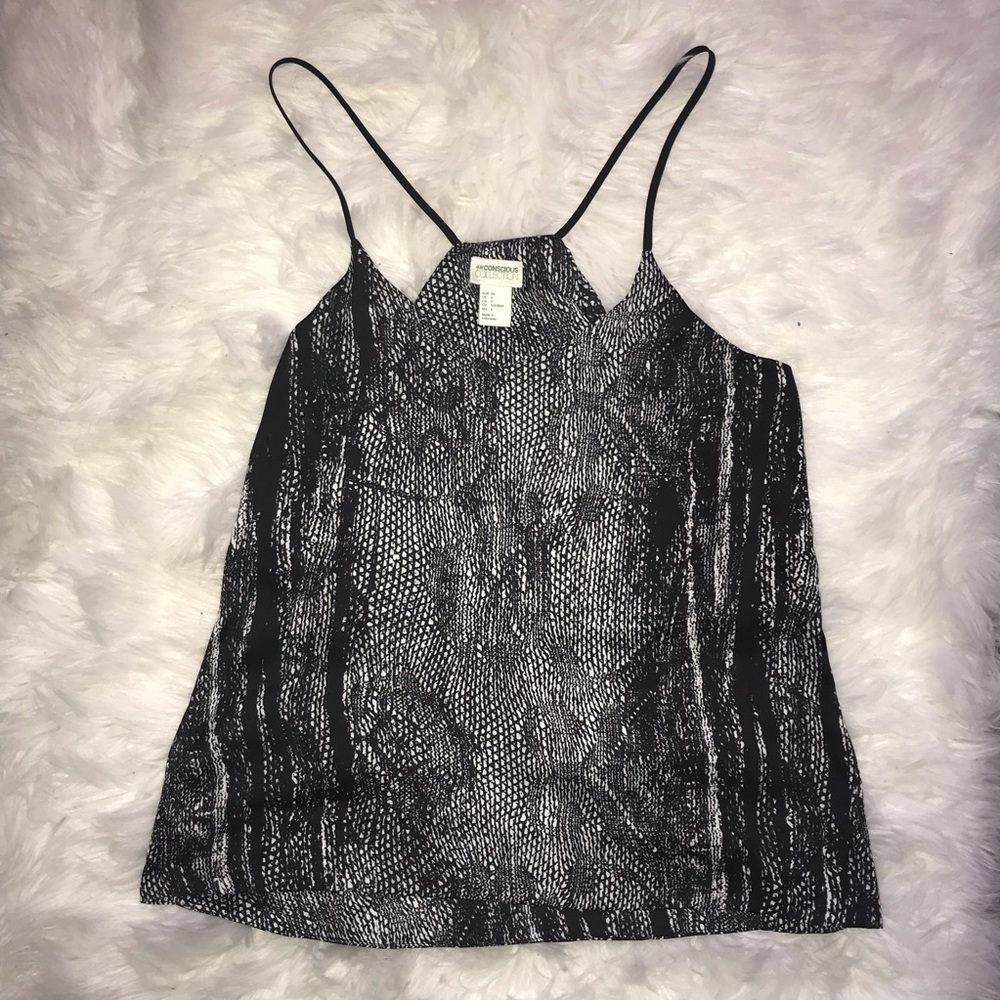 H&M Snakeskin Print Tank Top